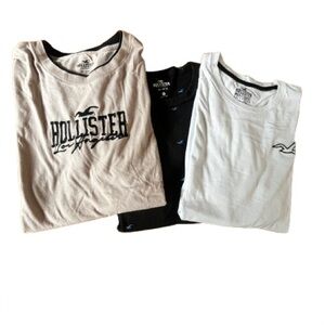 Lot of (3) men’s Hollister T-shirts - Size Small
